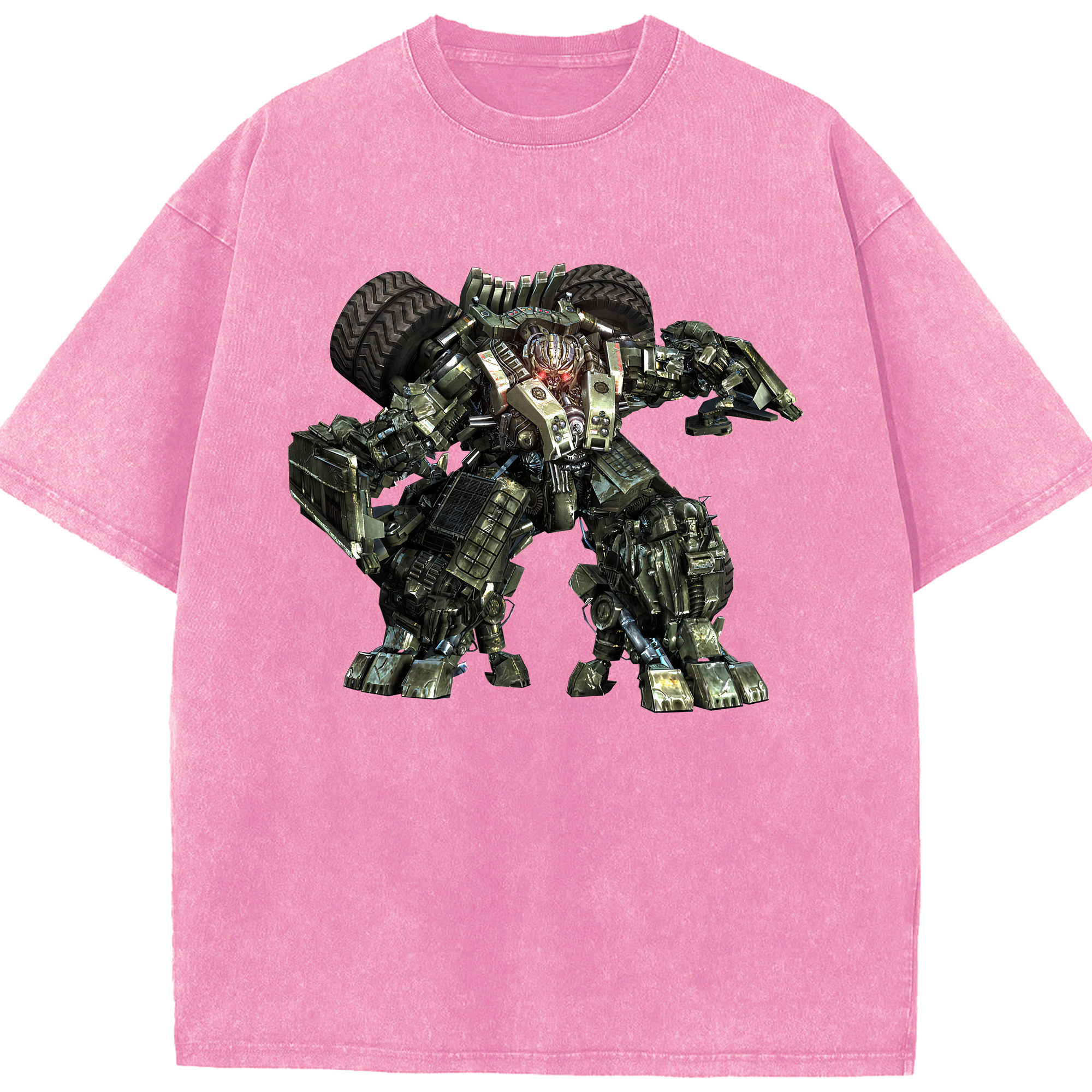 （画像用） Transformers トランスフォーマー 綿100% ヴィンテージ風 半袖Tシャツ（フロントプリント）